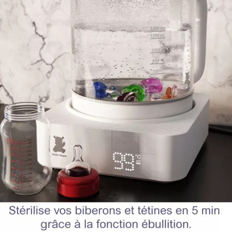 Bouilloire chauffe biberon Stérilisateur tétine 1300 mL - 800W basse consommation