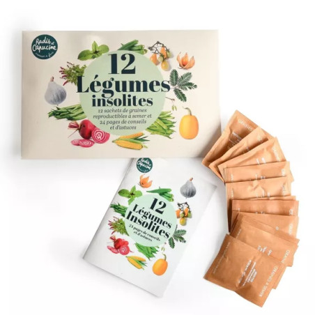 Enveloppe de 12 sachets Légumes insolites - Radis et Capucine