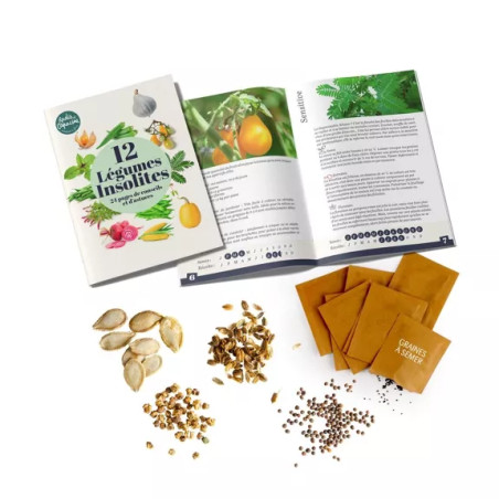 Enveloppe de 12 sachets Légumes insolites - Radis et Capucine