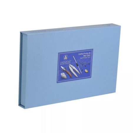 Coffret Fruits de Mer 7 Pièces Marron - Laguiole