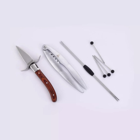 Coffret Fruits de Mer 7 Pièces Marron - Laguiole