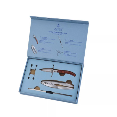 Coffret Fruits de Mer 7 Pièces Marron - Laguiole
