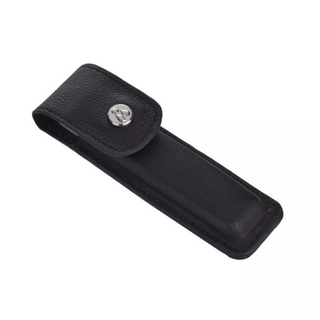 Coffret Couteau Pliant et Etui en Cuir noir - Laguiole