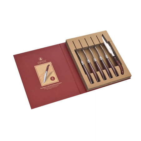 Coffret de 6 couteaux à steak - Laguiole
