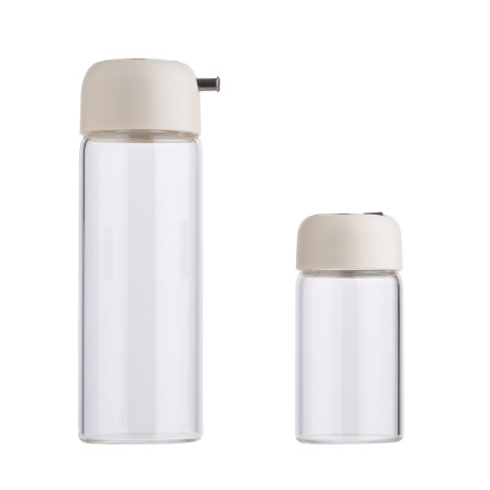 SET 4 Pièces HUILE ET VINAIGRE SALIERE POIVRIER SUR SOCLE - Laguiole