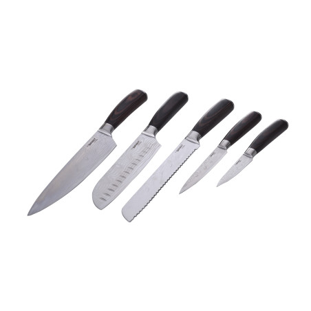 Set de 5 Pièces Couteaux de Chef lame Damas - SOSL